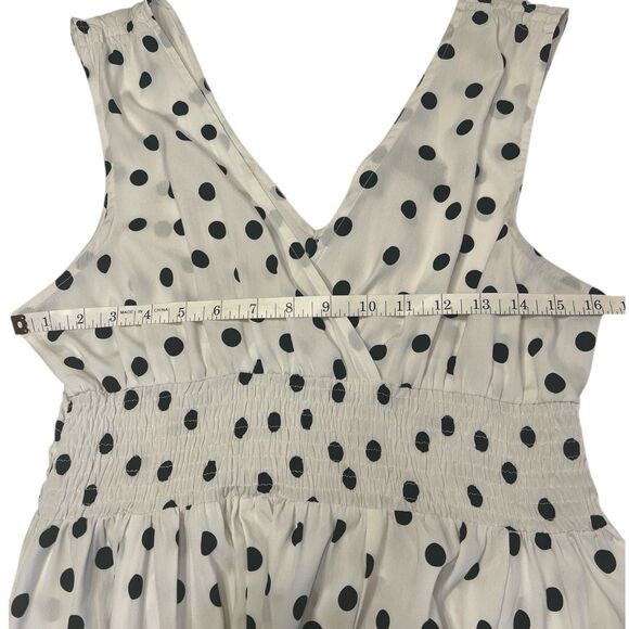 Planet Gold Polka Dot Dress L Juniors Fall Layering Coquette Style - Picture 4 of 9